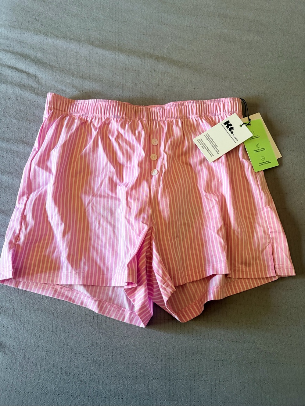 Knix Pink & White Period Boxers